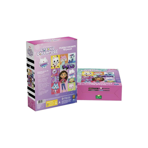 Clementoni - Quebra-cabeça Infantil 2x20 Peças A Casa de Bonecas da Gabby ㅤ, PUZZLE até 49 pçs