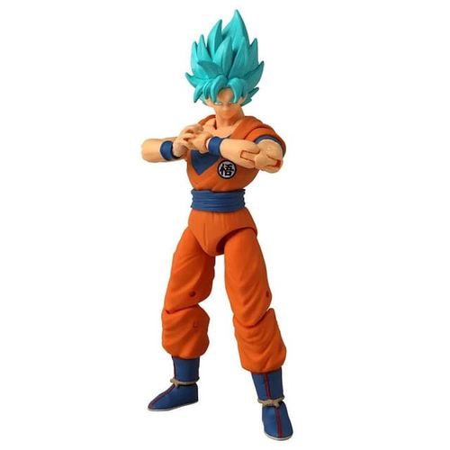 Boneco Dragon Ball Z Goku 20cm - Cabelo Azul em Promoção na Americanas