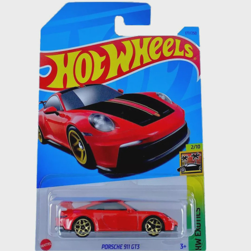 Hot Wheels Porsche 911 GT3, HW Exotics 2/10 [red] 177/250