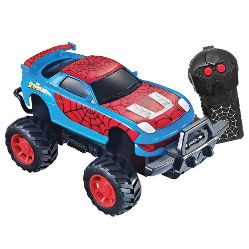 Carro Controle Remoto Spider man web Charge Candide 5820