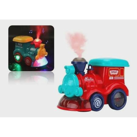 Trem Locomotiva Infantil Solta Fumaça E Luzes E Sons Fun Train no Shoptime