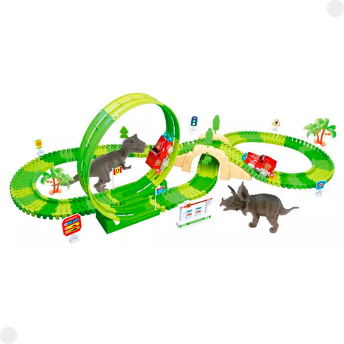 Dino Runners Carrinho Com Dinossauro 466 - Usual Brinquedos