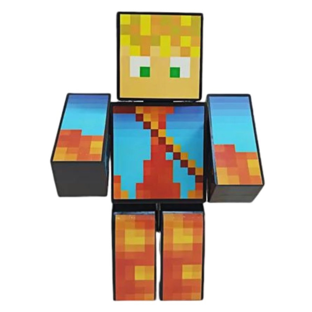 Boneco Lopers r Streamers Minecraft 35 Cm