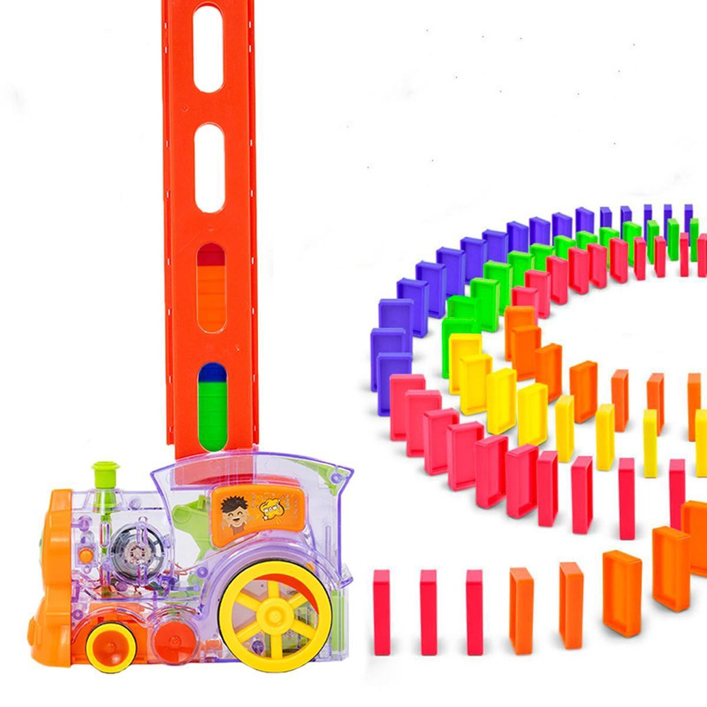 Brinquedo Infantil Trem Set Clássico à Pilhas com Som - Cor Vermelho