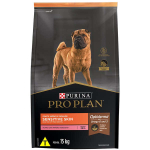 Ração Seca Nestlé Purina Pro Plan Pele Sensível Salmão Cães Adultos Raças Médias e Grandes 15kg