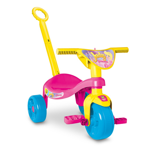 Triciclo Motoca Infantil Ice Com Haste Tchuco Samba Toys