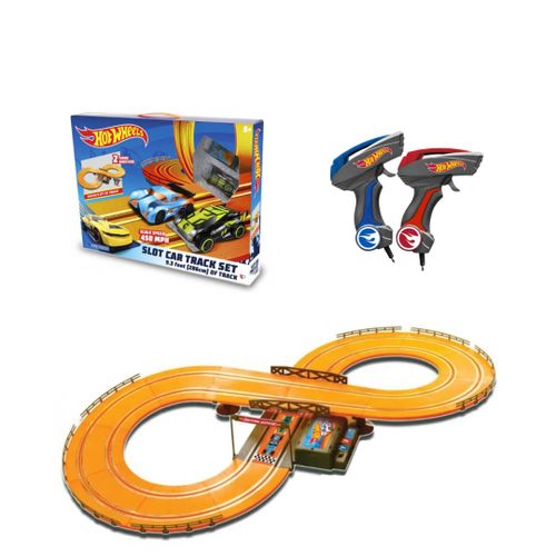 Pista De Corrida Hot Wheels 286Cm Com 2 Carros - Mulitkids em Promoção na  Americanas