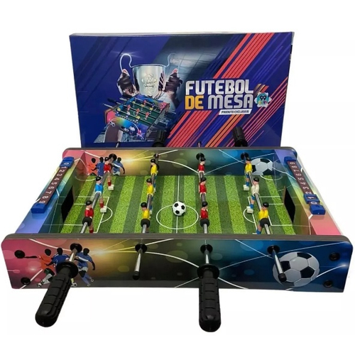 Jogo Futebol Mesa Portatil Pimbolim Totó 51X31X10 Cm na Americanas Empresas