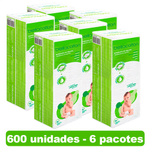 Kit Algodão Bellacotton Quadrado Para Bebê 06 Pcts 600 Und