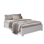 Cama Box Base Queen Para Colchão De 1,58m Desmontável Aruba Branco Dobuê Branco
