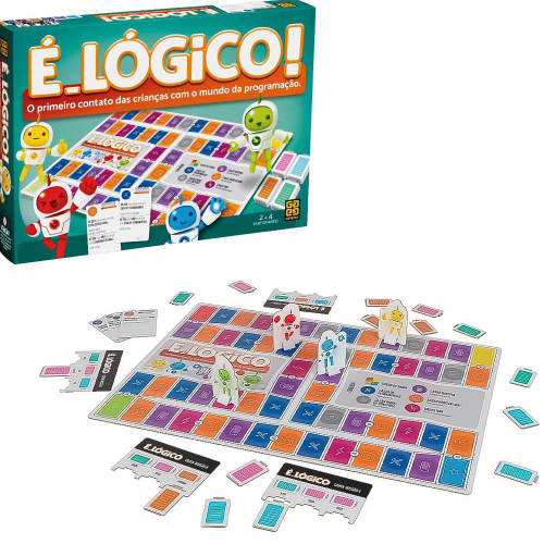 Jogo Educativo - É Lógico - 2 a 4 Jogadores - Grow