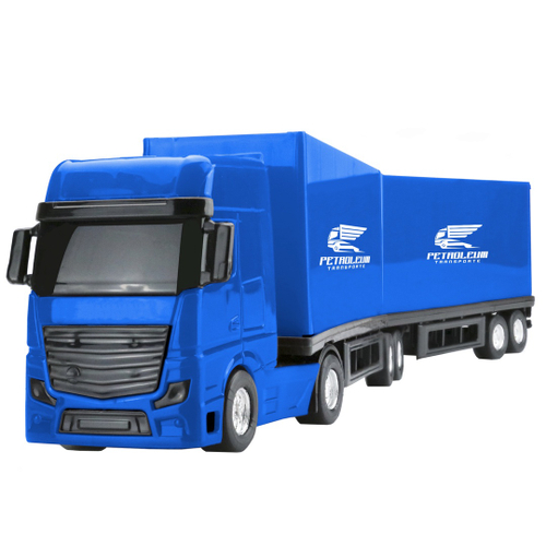 Brinquedo Infantil Caminhão Baú 67cm Diamond Truck Azul 1330 - Roma em  Promoção na Americanas