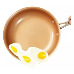 Frigideira Antiaderente com Revestimento Cerâmica e Titânio Não Gruda sem Óleo MaxChef é boa?