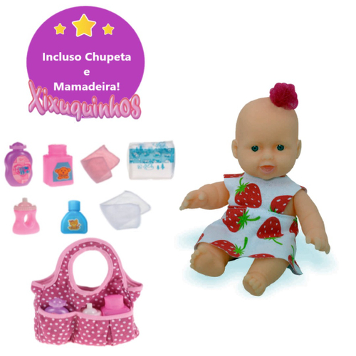 Boneca reborn Bebe pequena Meu Bebezinho ED1 Brinquedos