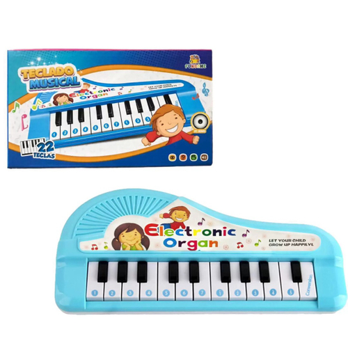 Piano musical infantil com pezinho som estilo profissional teclado musical  para crianças em Promoção na Americanas