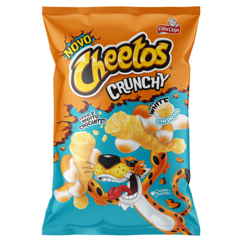 Salgadinho Onda Requeijão Elma Chips Cheetos Pacote 140g kit 2