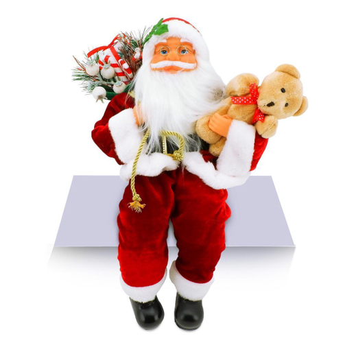 Jogo Papai Noel E Boneco De Neve Iluminado Led 20Cm em Promoção na