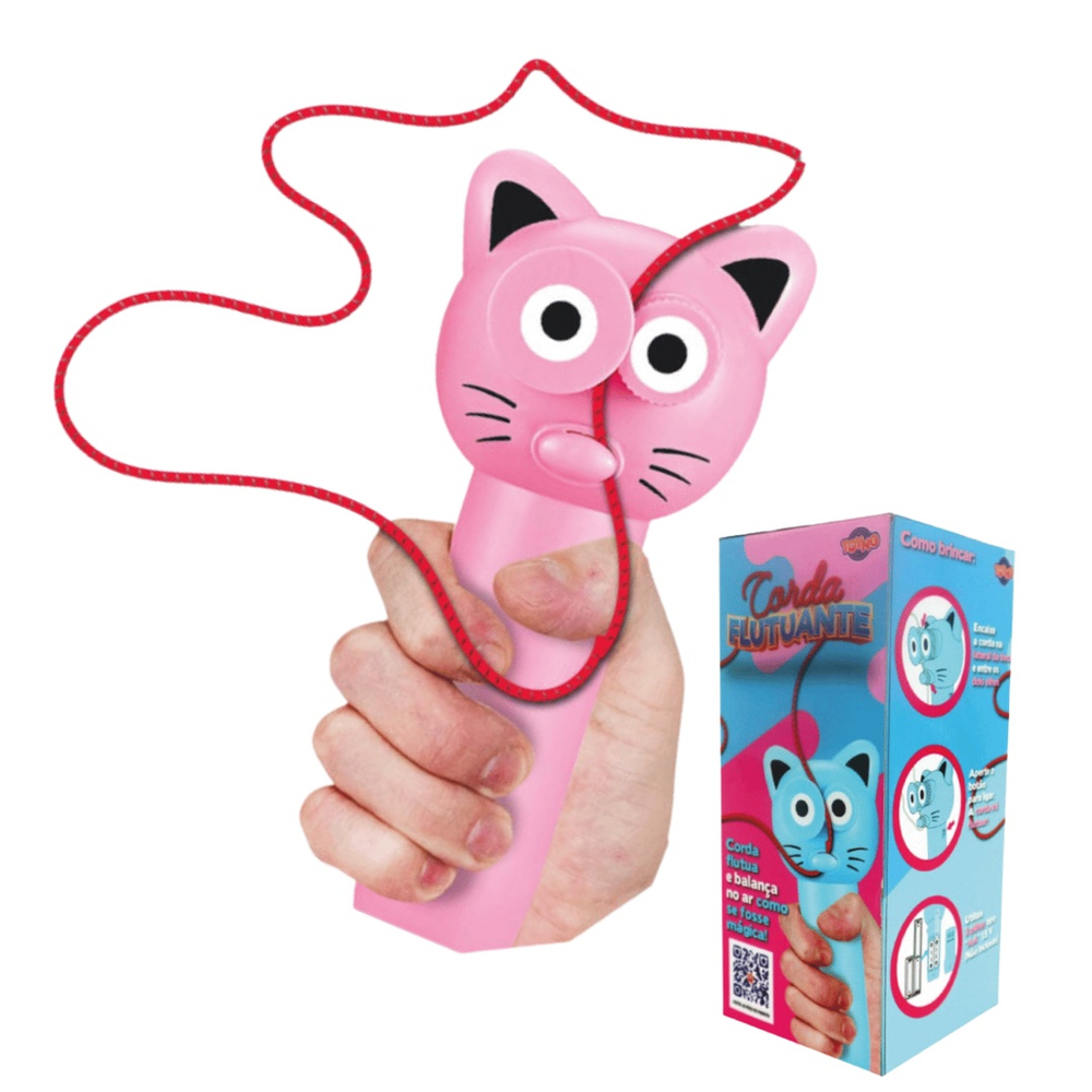 Brinquedo Mágico Gatinho Com Corda Flutuante - Toyng - Brinquedos é na  Bmtoys