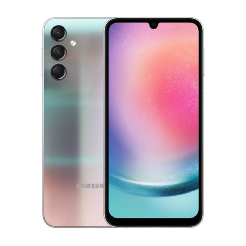 SMARTPHONE SAMSUNG GALAXY A14 5G 128GB WI-FI TELA 6.6 DUAL CHIP 4GB RAM  CAMERA TRIPLA + SELFIE 13MP - Smartphone Galaxy A14 5G 128GB Prata Tela  Infinita Câmera Tripla 50MP+5MP+2MP + Selfie