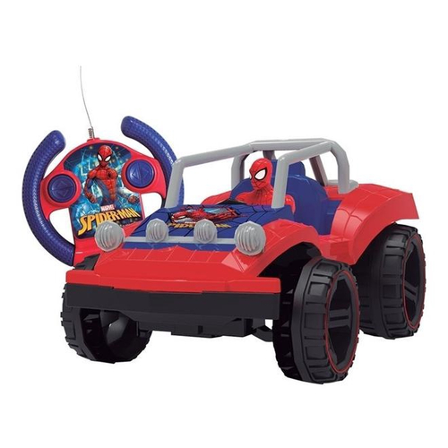 Carrinho de Controle Remoto 3 Funções Marvel Homem Aranha Candide 5812