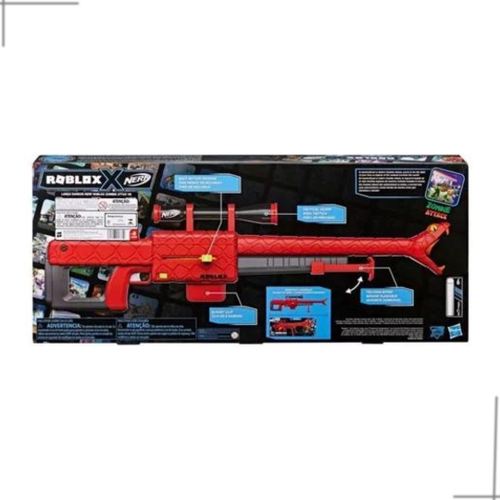 Lança Dardos Nerf Roblox Zombie Attack Viper Strike Hasbro em