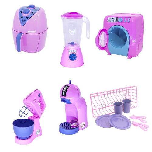 FOYTOKI 1 Conjunto Brinquedos De Cozinha Para Crianças Fingir Cozinhar  Brinquedos Jogo De Comida Para Crianças Brinquedo Air Frye Infantil Filho  Abdômen Gosto Utensílios De Cozinha : : Cozinha