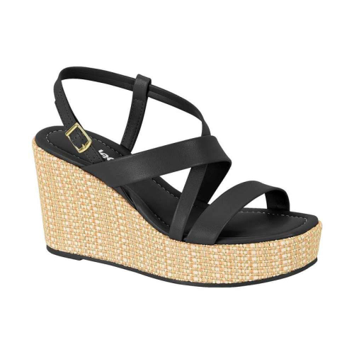 Sandália espadrille 2024 anabela moleca