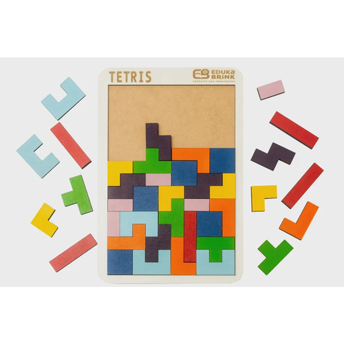 Tangram Quebra Cabeça Desafio Educativo Puzzle Em Madeira no Shoptime