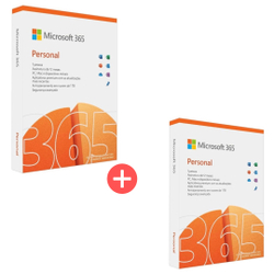 Kit Com 2 Microsoft 365 Personal, 1 Usuário com 1TB na Nuvem - QQ2-01386 é boa?