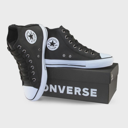 Tênis Converse All Star Chuck Taylor Cano Alto Preto