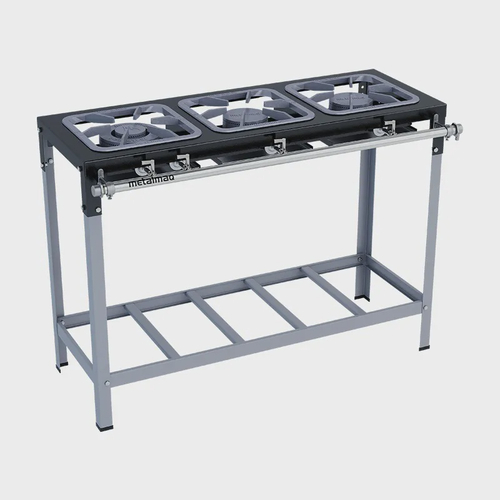 Fogão 3 Bocas Metalmaq Stori Max Inox - Bivolt - M7