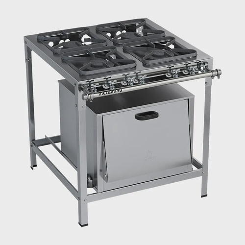 Fogão 4 Bocas Metalmaq Stori Top Cinza - Bivolt - M18