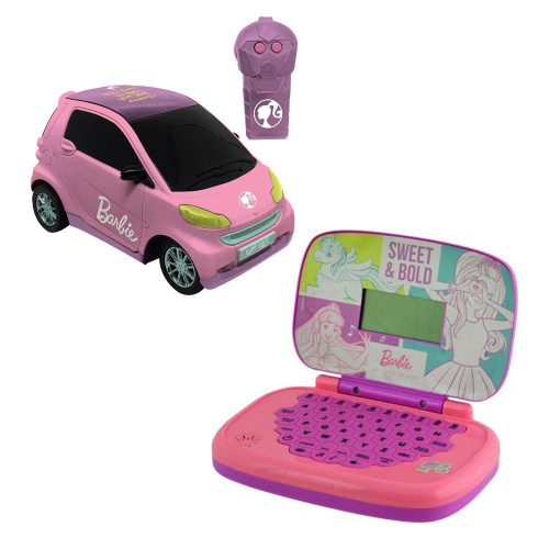 Carrinho De Controle Remoto Barbie Presente Menina 1851 Candide em Promoção  na Americanas