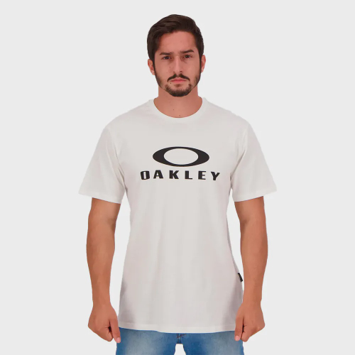 Camiseta Oakley Heritage Skull Graphic WT23 Masculina Branco