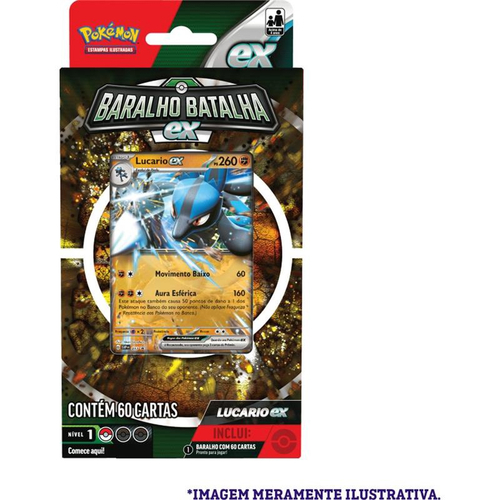 Deck Baralho De Batalha Lucario EX ou Ampharos EX