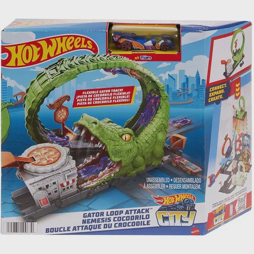 Hot Wheels City - Looping de Ataque do Crocodilo