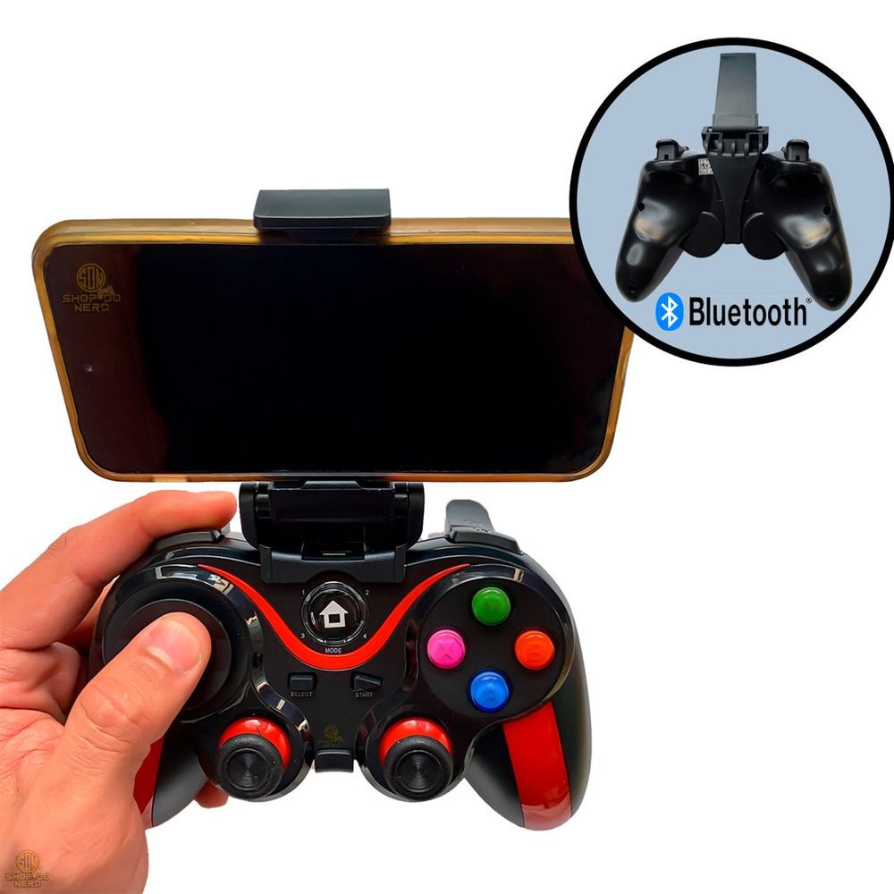 Controle Gamepad Bluethoot Celular Android Ios Para Jogos em Promoção na  Americanas