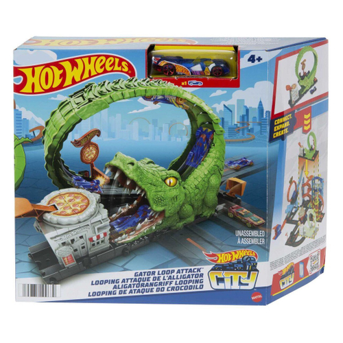 Pista Épica Dragão C/ Loop E Carrinho Hot Wheels Infantil