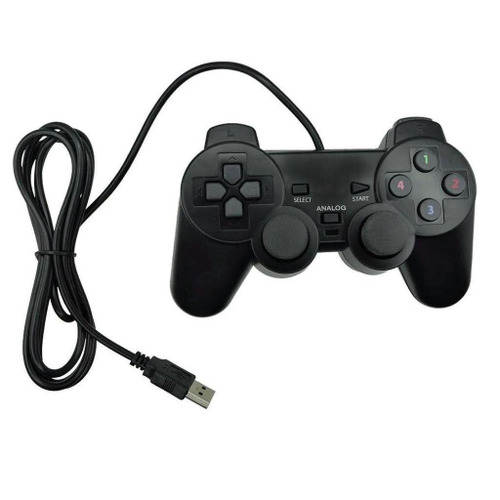 Controle Manete Joystic Usb Analogico Pc Ps2 Game - Online