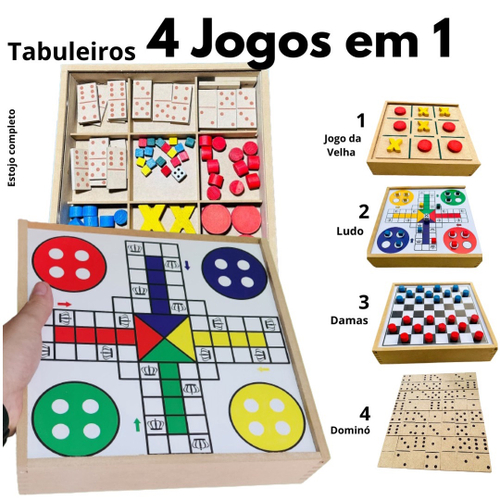 Ludo Brinquedo Educativo de Madeira jogo de Tabuleiro Brinquedos