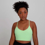Top Feminino Fitness 120 Domyos Lima