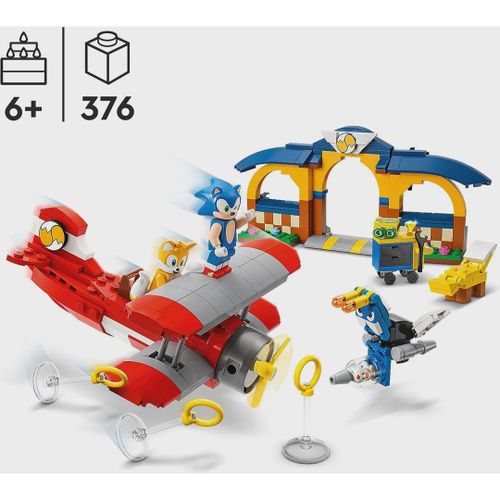 Lego Sonic - Oficina Do Tails E Avião Tornado 76991 em Promoção na  Americanas