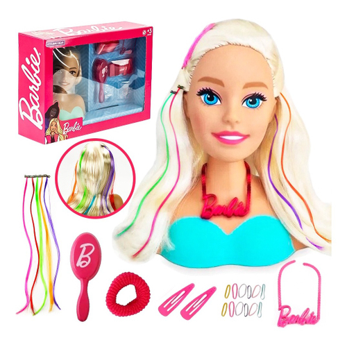 Boneca de Pentear e Maquiar - Busto - Nancy Hair - Super Toys