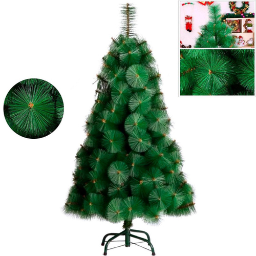 Arvore de natal decorada luxo 1,50M + kit de 45 enfeites vermelha E dourada  no Shoptime