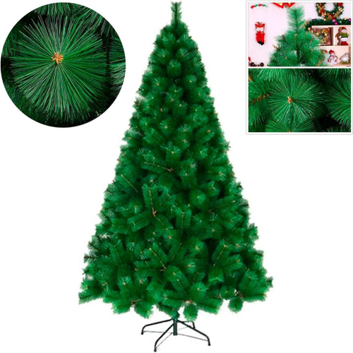 Arvore De Natal 1,80 M 200 Galhos Pinheiro Verde Cheia Luxo