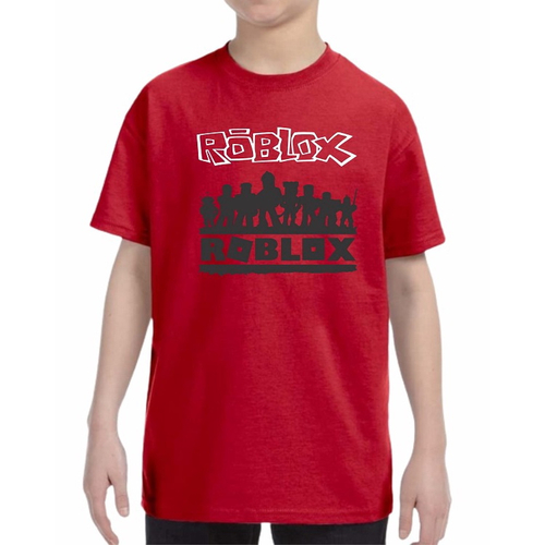 Camiseta Infantil Roblox Com Nome E Idade - Qualquer Cor!