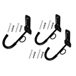 Kit 3 suporte vertical bicicletario para bike anel cadeado