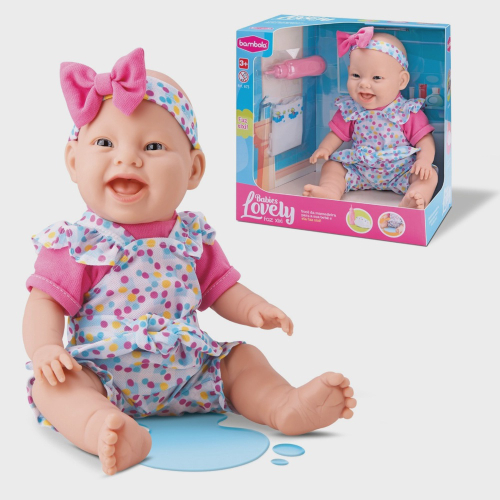 Boneca Lovely Babies Faz Xixi 34 Cm Com Acessórios Bambola em Promoção na  Americanas