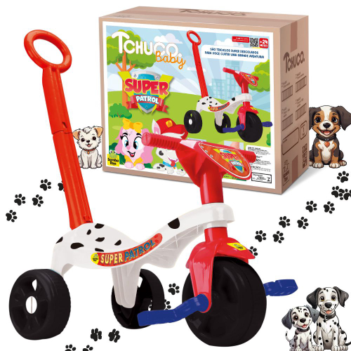 Triciclo Samba Toys Velotrol Triciclo Infantil, Motoca, Tchuco