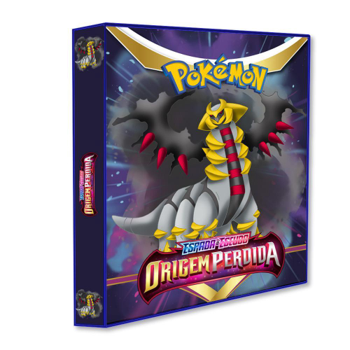 Álbum Pasta Tipo Fichário Pokémon - Golpe Fusão em Promoção na